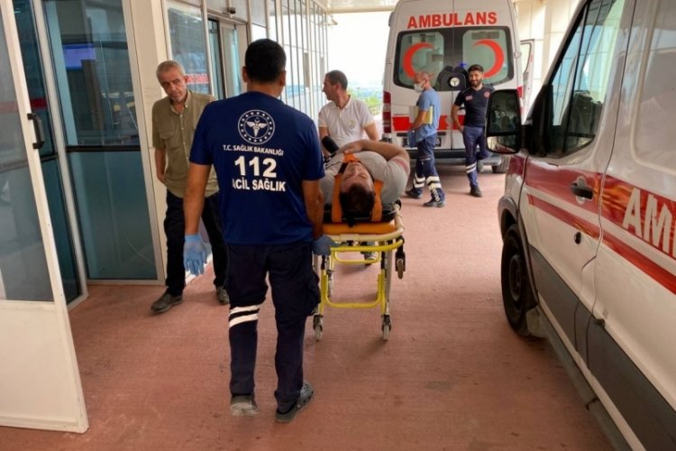 Bursa'da halatı kopan asans&ouml;rde 1 kişi yaralandı