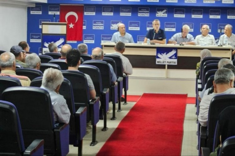 Millet Partisi Ankara'da Mehmet Can yeniden İl Başkanı se&ccedil;ildi