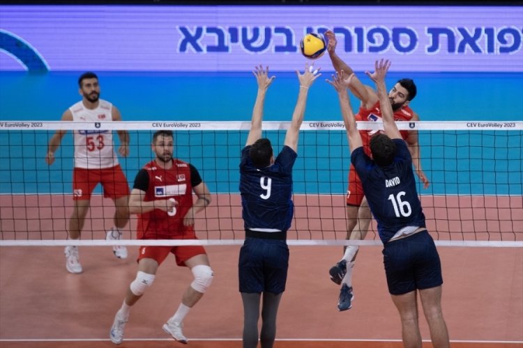 A Milli Erkek Voleybol Takımı İsrail'i 3-0 yendi