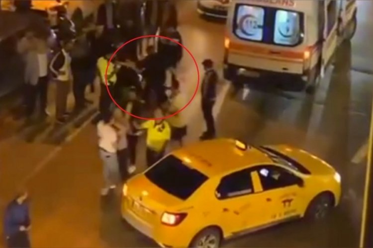 Bursa'da kazada yaralanan kadına tekme atıp ka&ccedil;tı