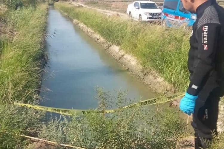 Hatay'da sulama kanalında ceset bulundu!