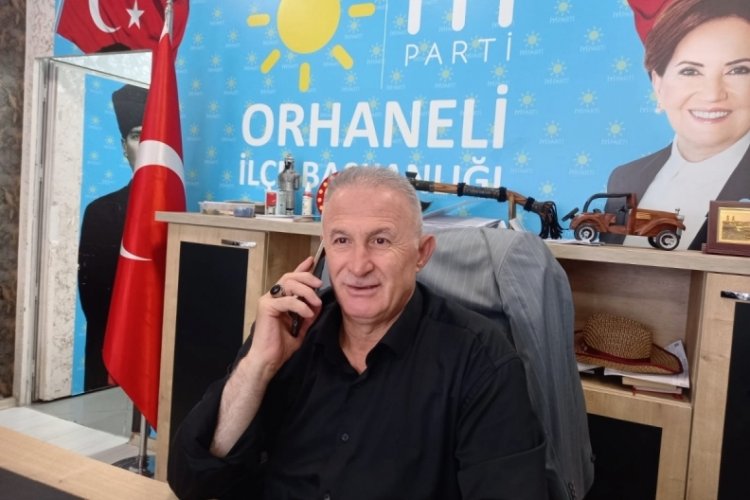 İYİ Parti Orhaneli İl&ccedil;e Başkanı Aslan: Gen&ccedil;lerin umutları karartılmış vaziyette