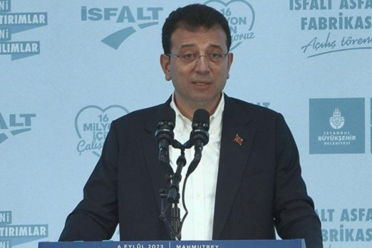 İmamoğlu: Bu yağış oranı normalde bir ayda yağan bir yağmurun &ccedil;ok &uuml;zerinde bir orandır