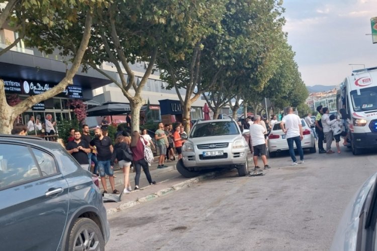 Bursa'da korkutan kaza!&nbsp;