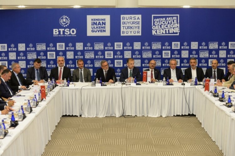 BTSO'da Mesleki ve teknik eğitim değerlendirme toplantısı ger&ccedil;ekleştirdi