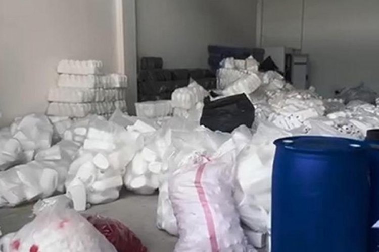 Tekirdağ'da ele ge&ccedil;irildi! 64 ton sahte deterjan