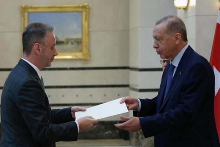 Cumhurbaşkanı Erdoğan, İrlanda B&uuml;y&uuml;kel&ccedil;isi Mccullagh'ı kabul etti