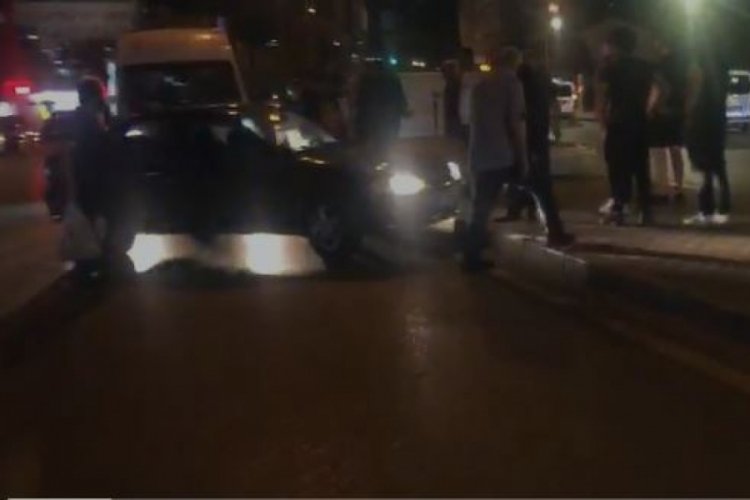 Bursa'da trafik kazası! 1 Yaralı
