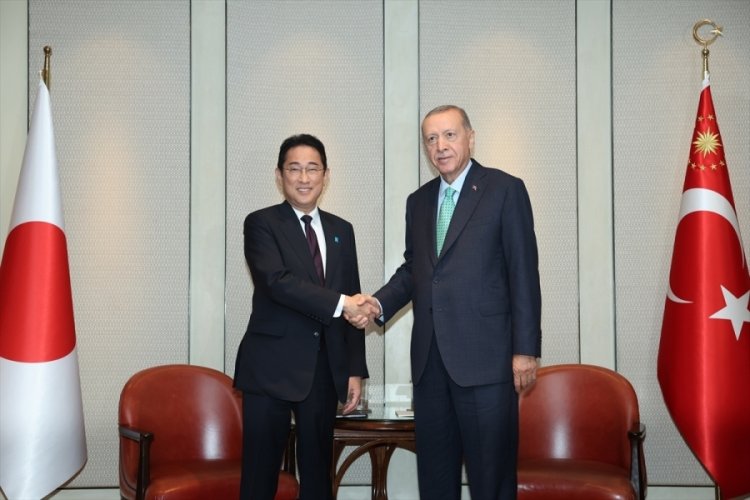 Erdoğan, Japonya Başbakanı Kişida Fumio'yu kabul etti