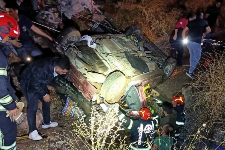 Denizli'de otomobil su kanalına devrildi! 4 kişi feci şekilde can verdi