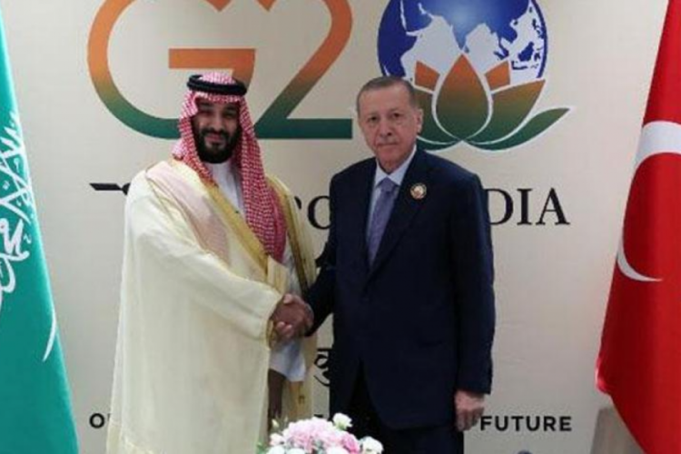 Cumhurbaşkanı Erdoğan, Prens Selman ile g&ouml;r&uuml;şt&uuml;