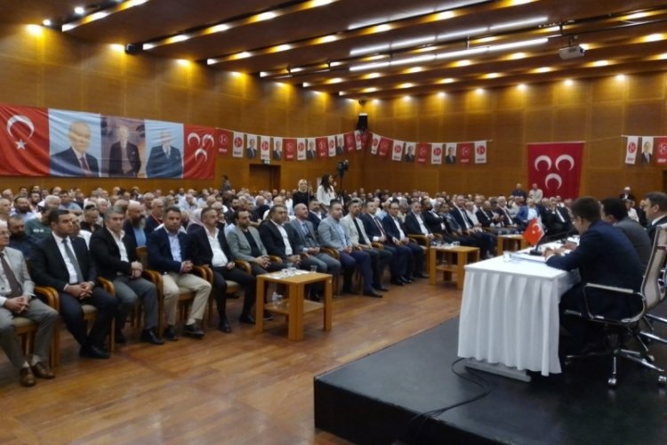 MHP Bursa Osmangazi'nin yeni başkanı Kerim G&uuml;rsel &Ccedil;elebi oldu