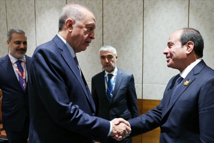 Mısır'dan Erdoğan-Sisi g&ouml;r&uuml;şmesine ilişkin a&ccedil;ıklama geldi