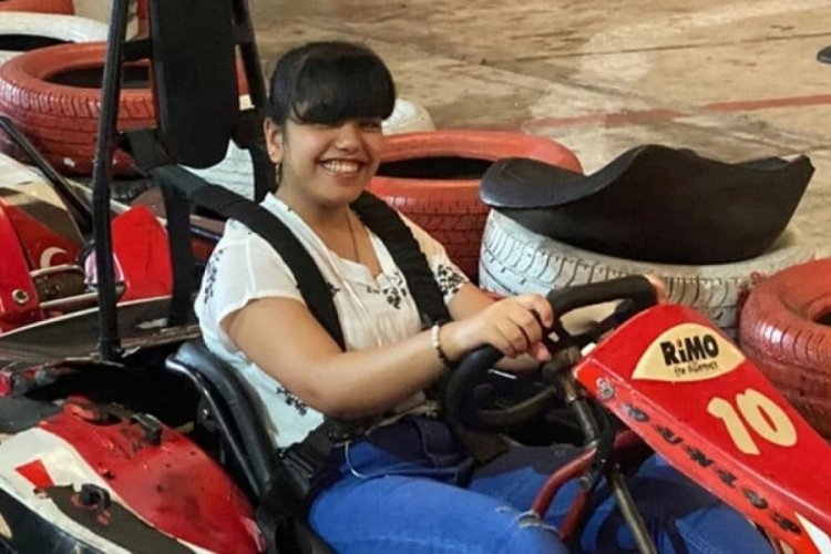 Antalya'da bir gencin sa&ccedil;ları go-kart lastiğine dolandı!