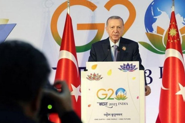 Erdoğan'dan G-20 liderlerine hediye! 'İnsanlık i&ccedil;in umut dolu girişimler başlattık'