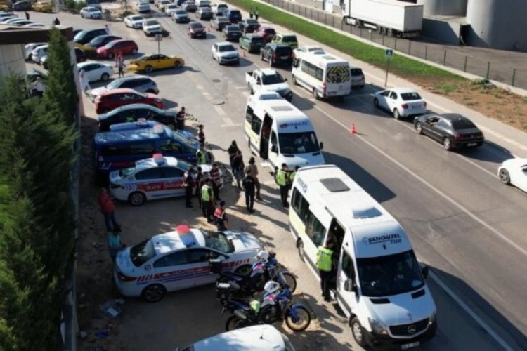 Bursa'da Jandarmadan huzur ve g&uuml;ven denetimi