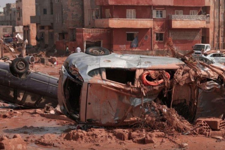 Libya'ya arama kurtarma ekiplerini g&ouml;t&uuml;recek ilk u&ccedil;ak Ankara'dan hareket etti