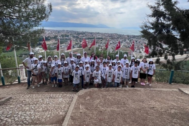 Astımlı çocuklar İznik'te hem öğrendi hem eğlendi