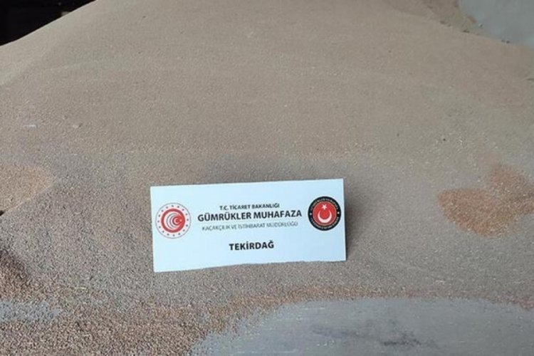 Tekirdağ'da Ka&ccedil;ak Ekmeklik Buğday Operasyonu: 84 Ton Ele Ge&ccedil;irildi