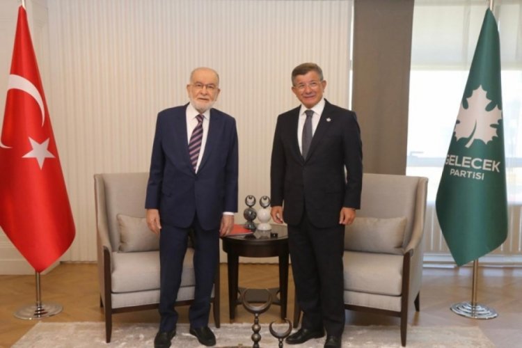 Karamollaoğlu'ndan Davutoğlu'na ziyaret