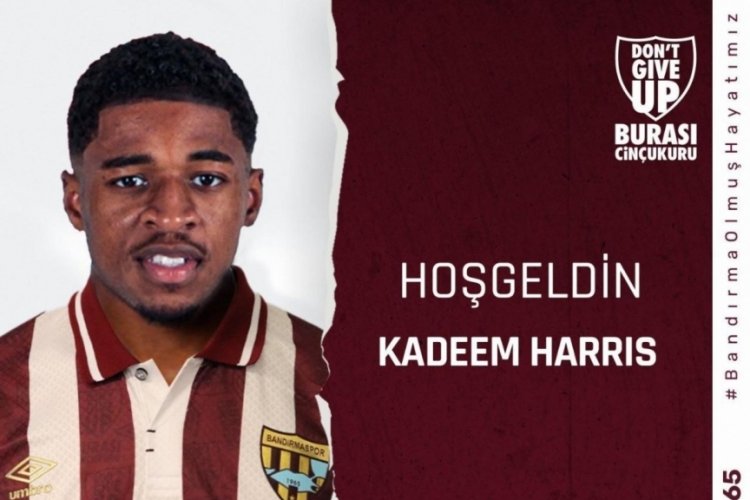 Bandırmaspor, Kadeem Harris'i kadrosuna kattı