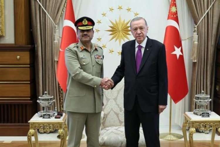 Cumhurbaşkanı Erdoğan, Syed Asım Munir'i kabul etti
