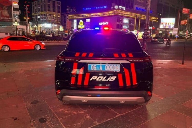 Togg polis aracı olarak Ankara yollarında