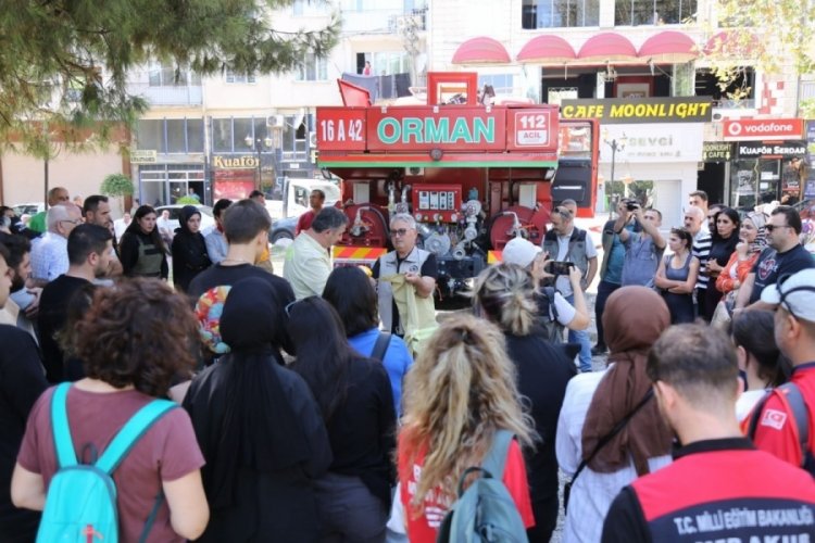 G&uuml;rsu'da orman yangıları eğitimi ger&ccedil;ekleşti