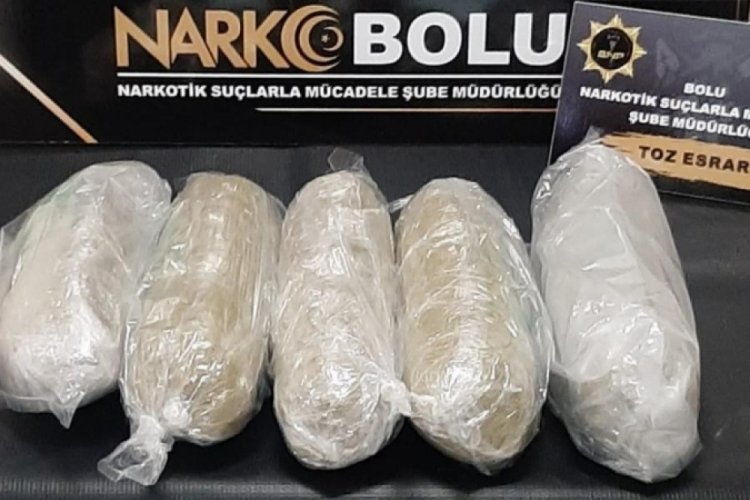 Bolu merkezli uyuşturucu operasyonu sonucu 3 ş&uuml;pheli tutuklandı