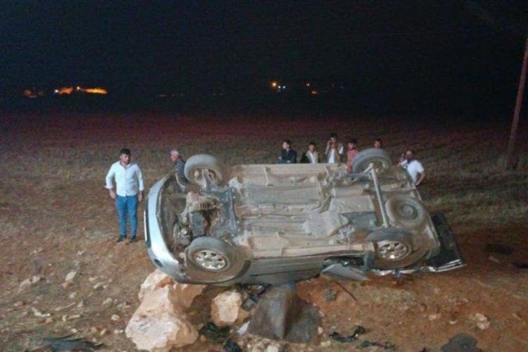 Gaziantep'te  eşini hastaneye g&ouml;t&uuml;r&uuml;rken kaza yaparak &ouml;ld&uuml;!