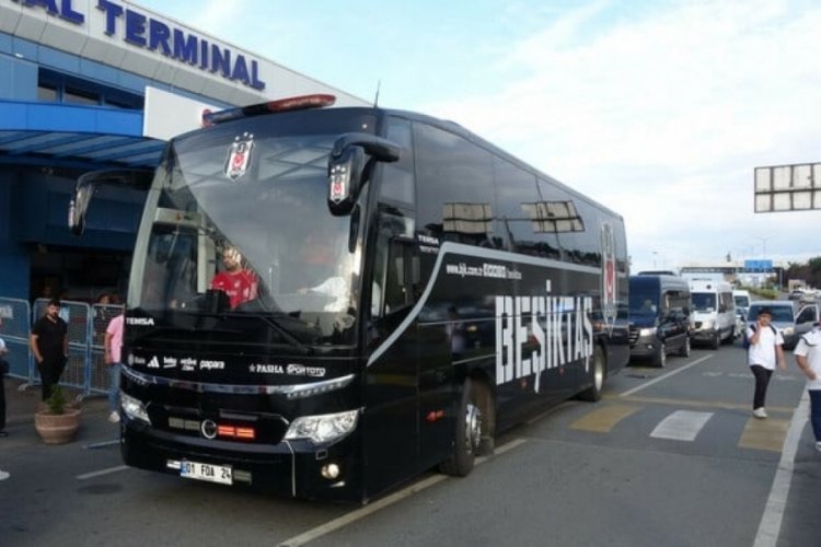 Beşiktaş, Trabzonspor ma&ccedil;ı i&ccedil;in kente geldi