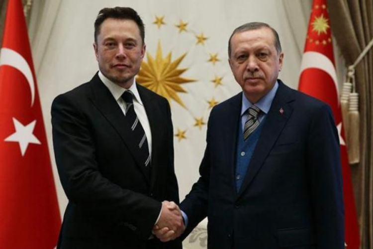 Cumhurbaşkanı Erdoğan, Elon Musk ile g&ouml;r&uuml;şt&uuml;