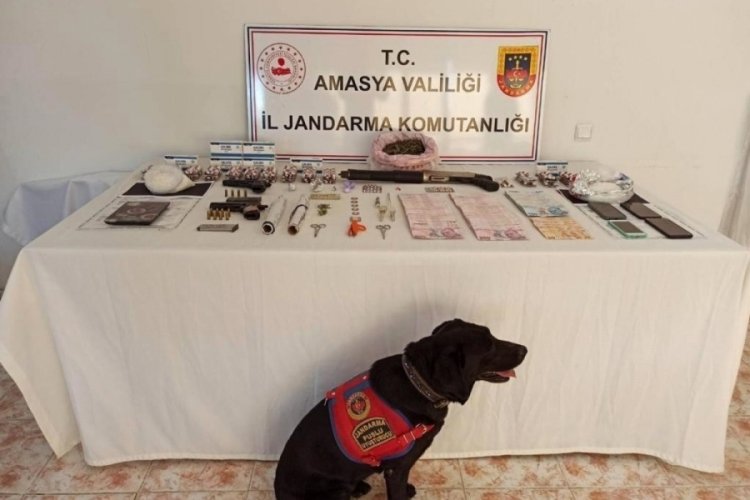 Amasya'da uyuşturucu operasyonu: 4 g&ouml;zaltı
