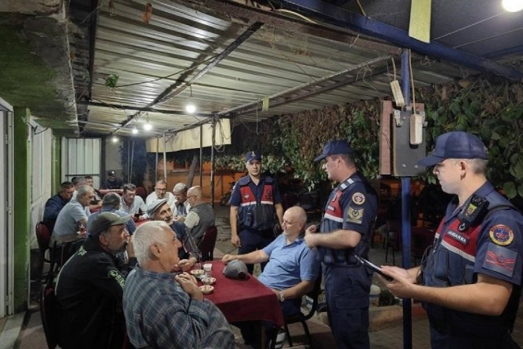 Balıkesir'de jandarmadan 'Huzur' operasyonu