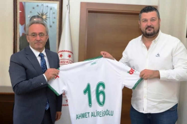 Bursaspor'dan İl Mill&icirc; Eğitim M&uuml;d&uuml;rl&uuml;ğ&uuml;'ne ziyaret
