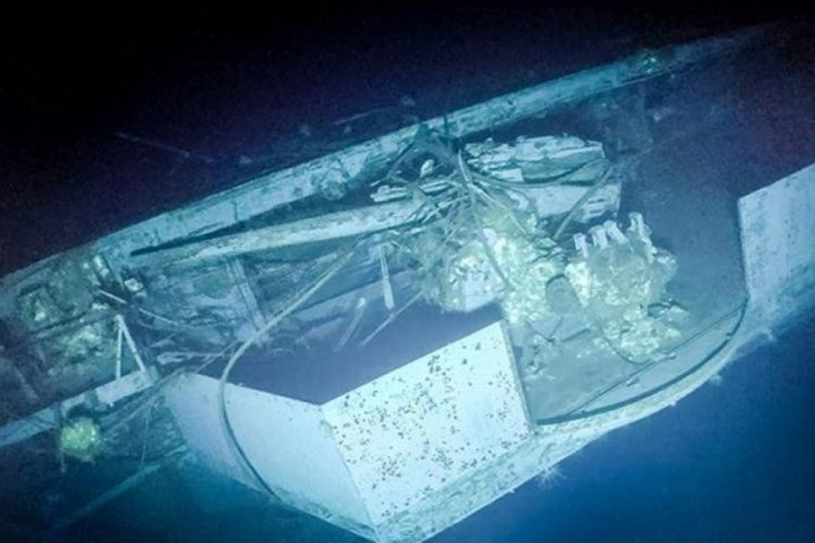 Hawaii a&ccedil;ıklarında II. D&uuml;nya Savaşı'ndan kalma gemi enkazları g&ouml;r&uuml;nt&uuml;lendi