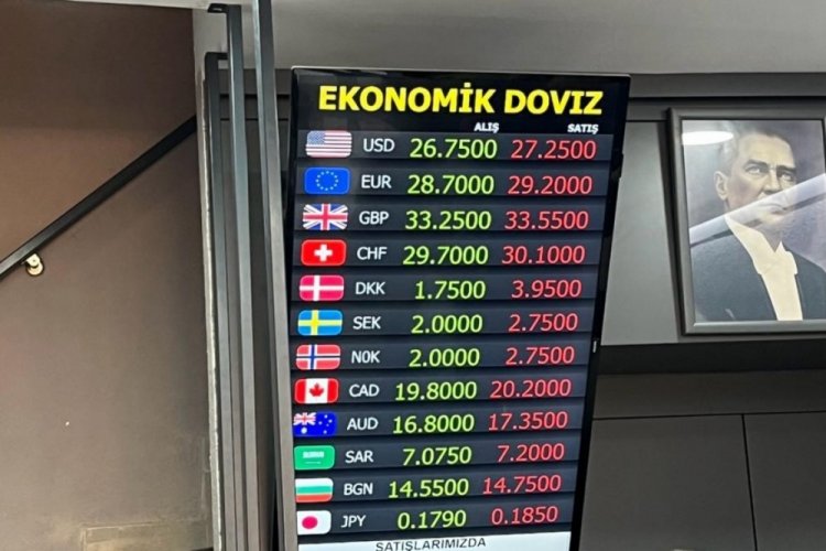 Faiz kararı &ouml;ncesi Bursa D&ouml;viz B&uuml;rolarında durum nasıl?