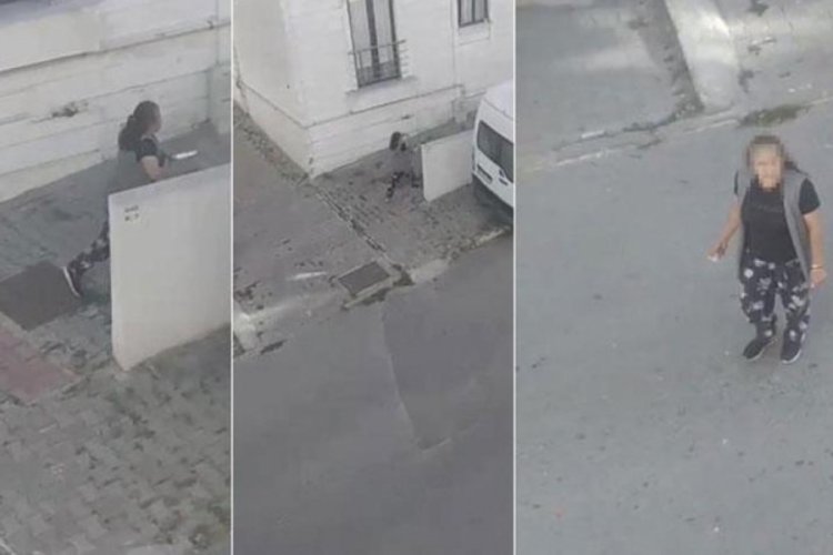 Elinde bı&ccedil;akla &ccedil;ocuklara dehşeti yaşatmıştı! Olayla ilgili mahalleli konuştu