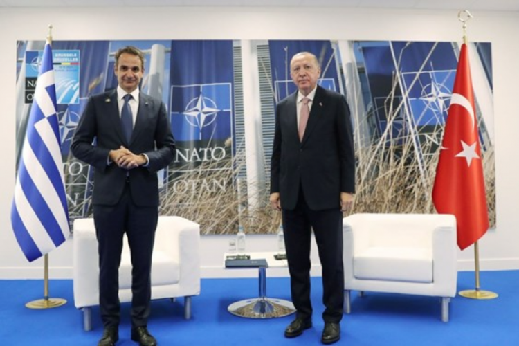 Cumhurbaşkanı Erdoğan Mi&ccedil;otakis'i ağırladı