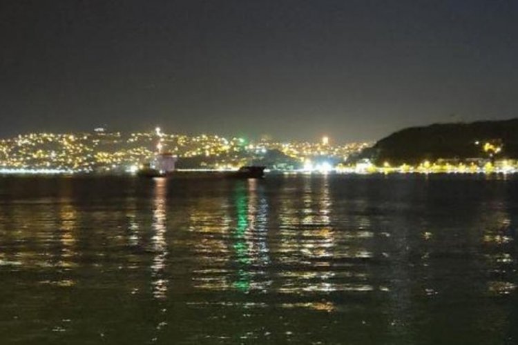 Tahıl gemisi İstanbul Boğazı'nı ge&ccedil;ti