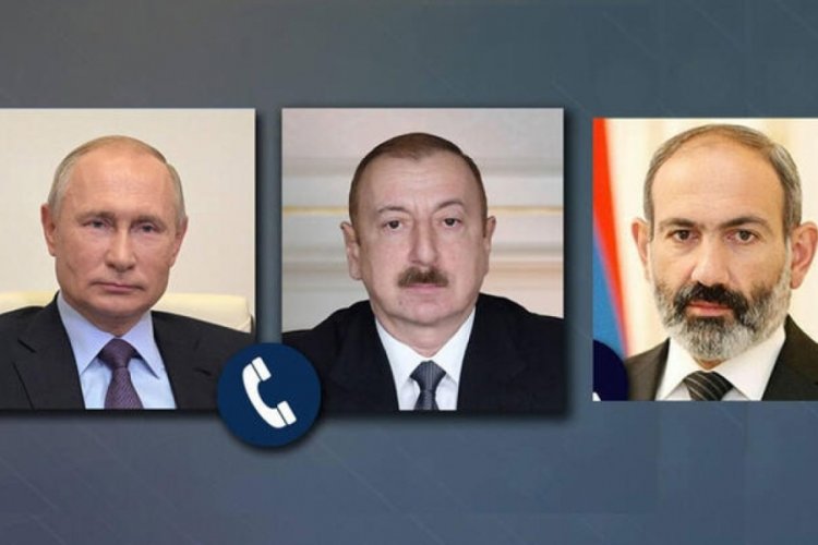 Putin, Aliyev ve Paşinyan ile telefon g&ouml;r&uuml;şmesi ger&ccedil;ekleştirdi