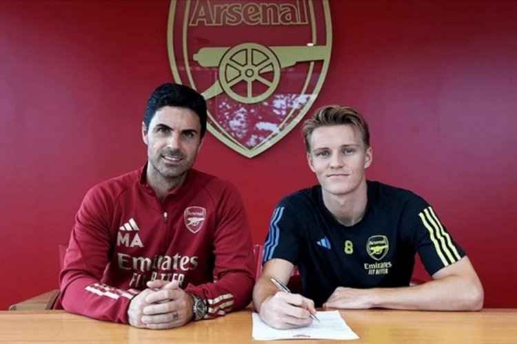 Arsenal, Odegaard'ın s&ouml;zleşmesini uzattı