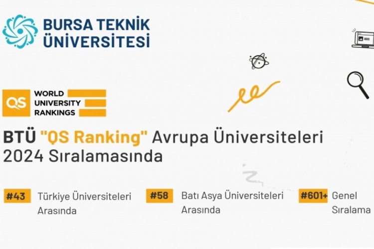 Bursa'daki BT&Uuml; Avrupa sıralamasında