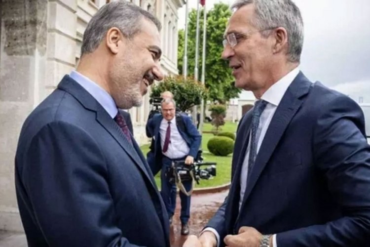 Dışişleri Bakanı Hakan Fidan, NATO Genel Sekreteri Stoltenberg ile g&ouml;r&uuml;şt&uuml;