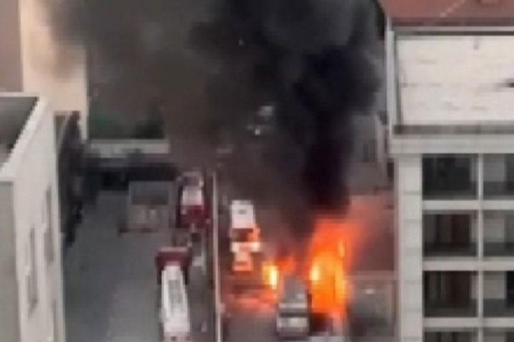 İstanbul Esenyurt'ta &ccedil;ıkan yangın kısa s&uuml;rede kontrol altına alındı