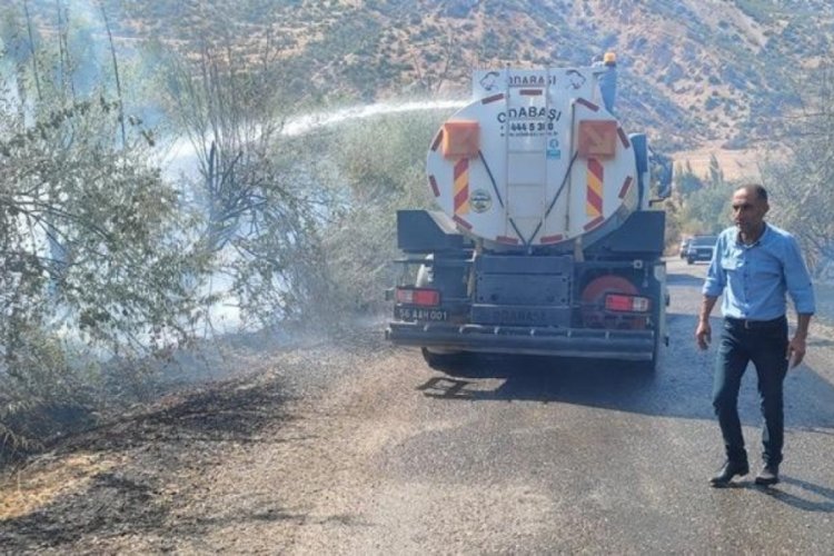 Siirt'teki yangın kısa s&uuml;rede s&ouml;nd&uuml;r&uuml;ld&uuml;