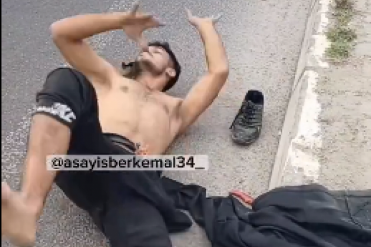 Uyuşturucu etkisiyle bale yaptığını sanan gencin i&ccedil;ler acısı hali!