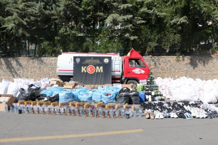 Diyarbakır'da Operasyon: 10 g&uuml;nde 13 milyon tl değerinde ka&ccedil;ak malzeme ele ge&ccedil;irildi