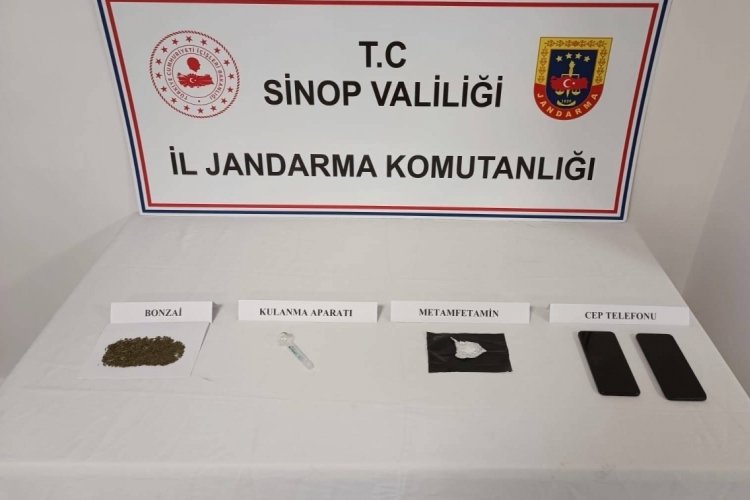 Sinop'ta uyuşturucu operasyonu: 2 g&ouml;zaltı