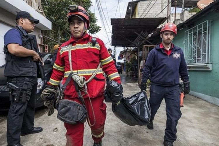 Guatemala'da şiddetli yağışın neden olduğu taşkında 6 kişi &ouml;ld&uuml;!